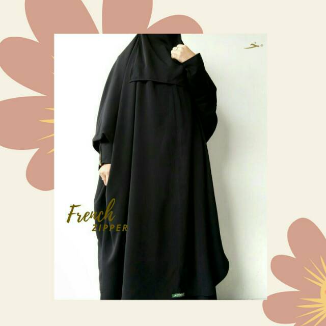 French Zipper Khimar zipper gold