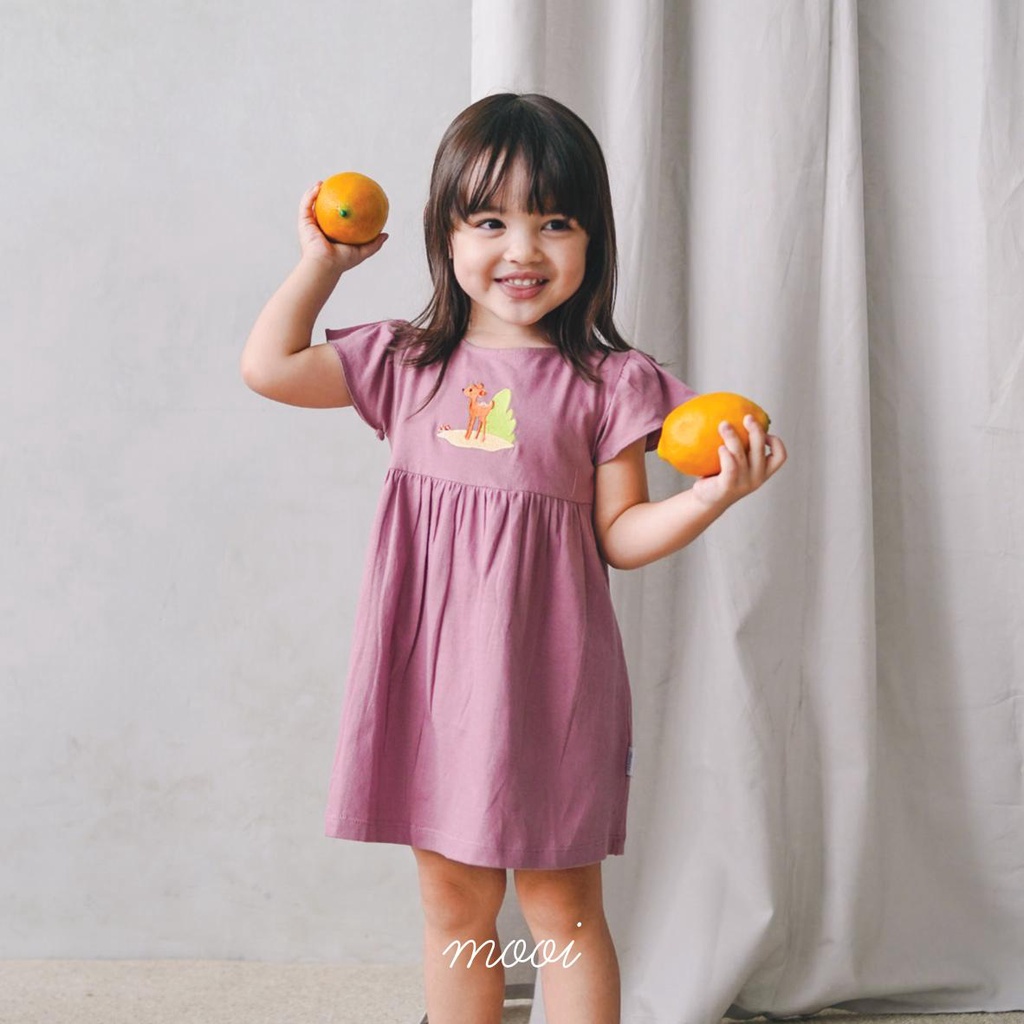 PROMO 7.7 PROMO BAJU LEBARAN MURAH MOOI RUFFLE DRESS - DRESS ANAK PEREMPUAN DRESS BAYI BORDIR PART 1