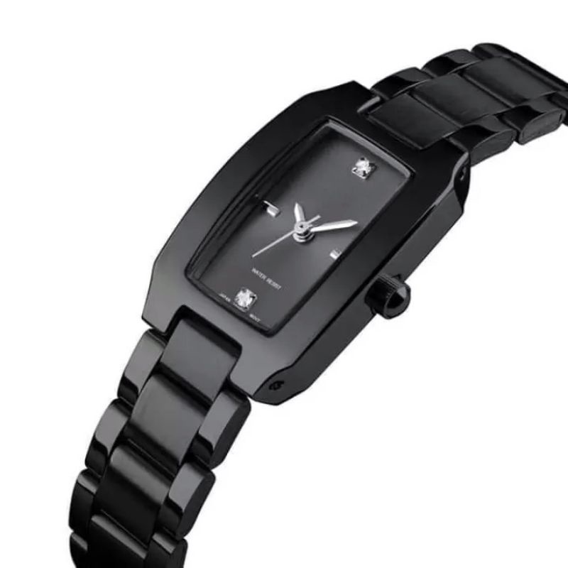 JAM TANGAN WANITA CASUAL RANTAI STAINLIS STELL MIRETE ORIGINAL TAHAN AIR JAM WANITA MODEL PERSEGI-4