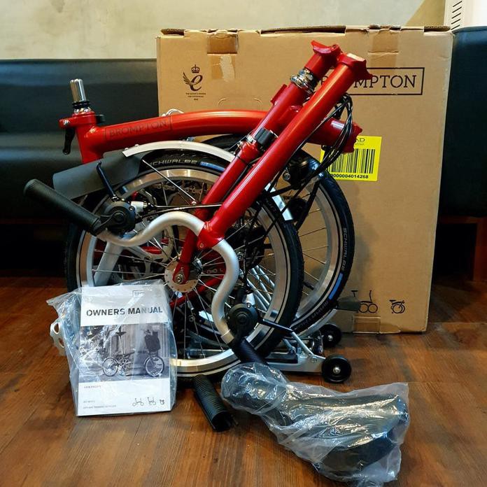 SEPEDA BROMPTON H6RD HOUSE RED 2020 BARU BNIB