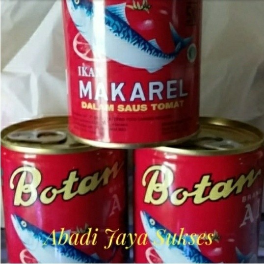 

ds20112s Sarden Botan A1 ~ Makarel 415Gr (Halal) 100% Oroginal Xa20X1