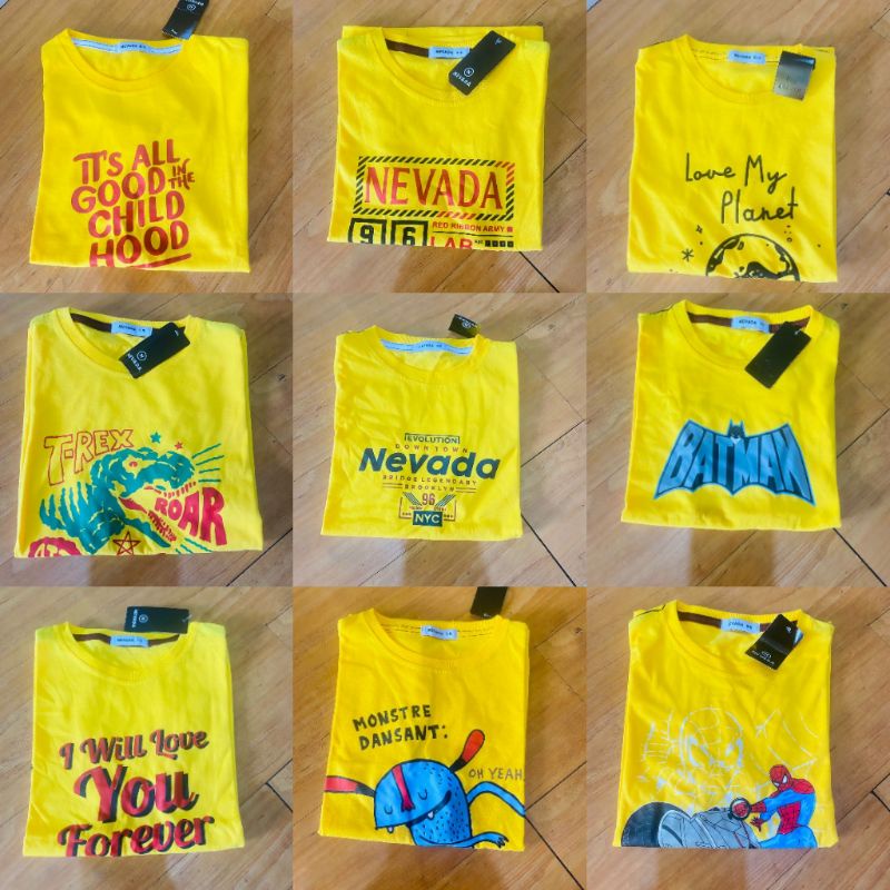 Kaos Nevada Anak Kuning