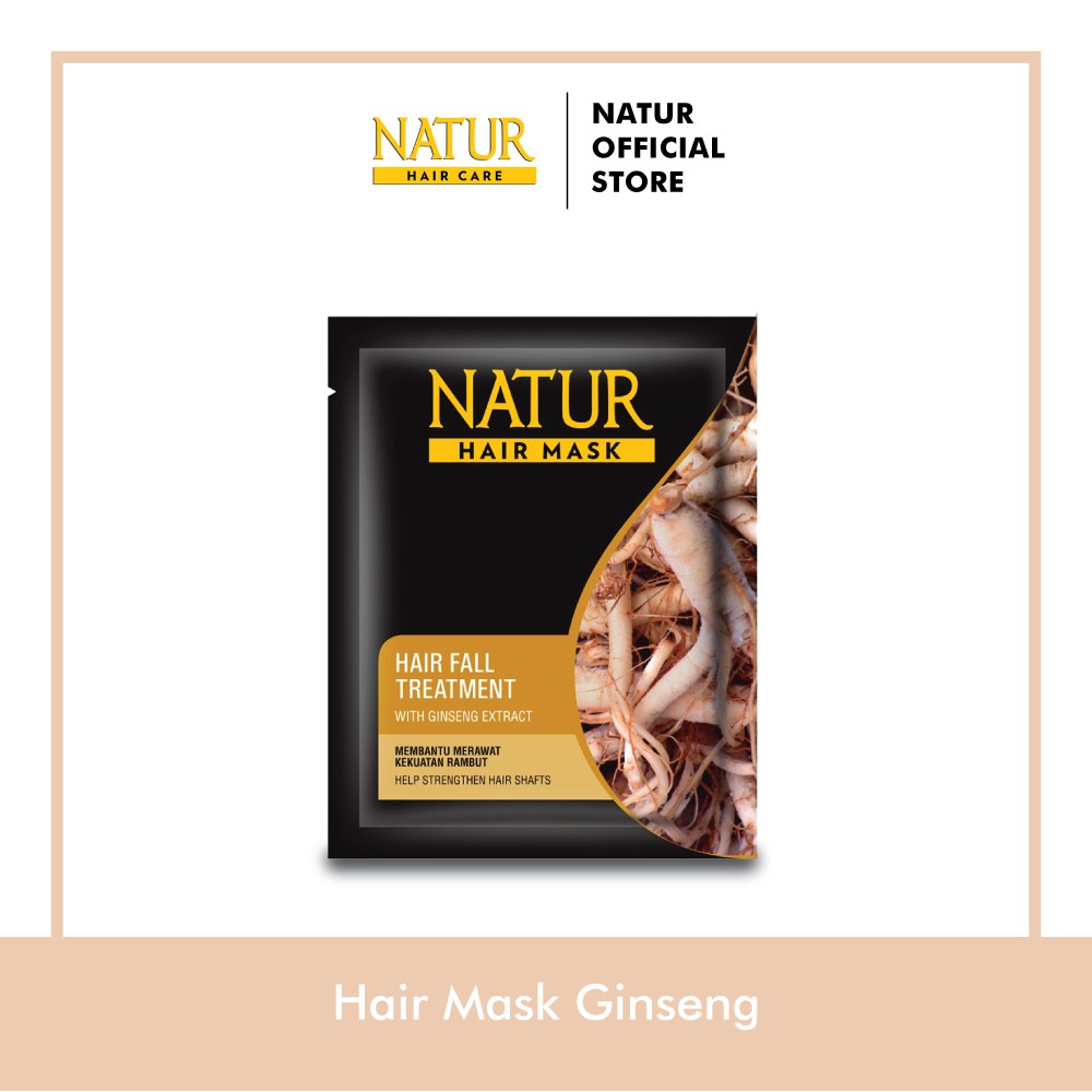 Jual Natur Hair Mask Ginseng Masker Rambut Rontok Shopee Indonesia
