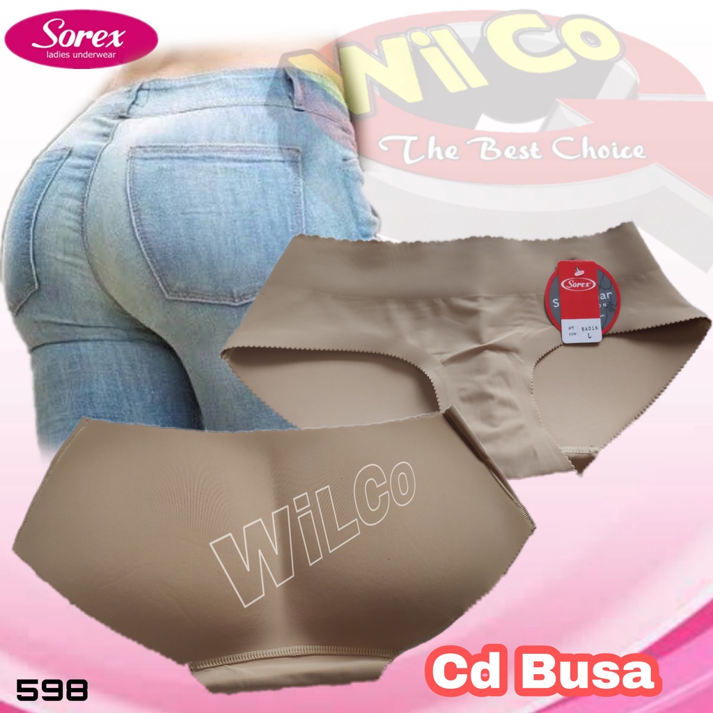 K598 - (Harga Per 1Pcs) CELANA BUSA WANITA SHAPEWARE PAKAIAN WANITA CD BUSA PEMBENTUK BOKONG SEXY SOREX SIZE S - XL