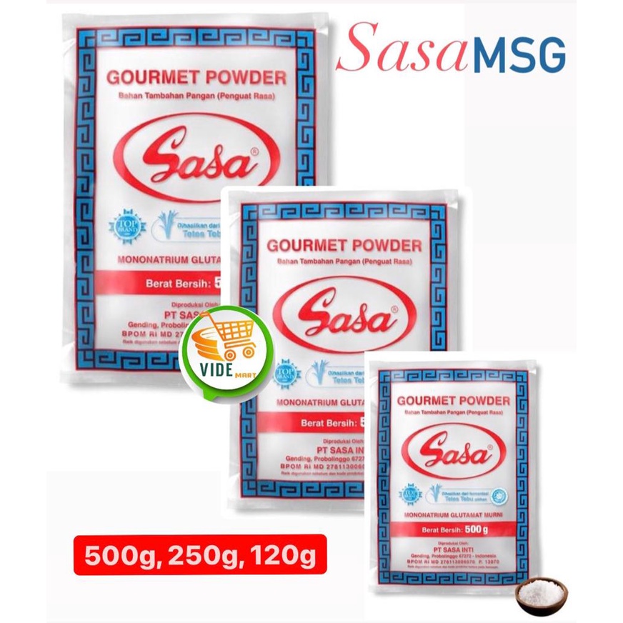 

SASA MSG PENYEDAP RASA 500G, 250G, 120G