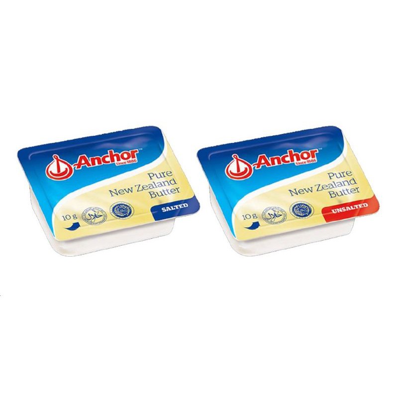 

ANCHOR UNSALTED BUTTER DAN SALTED BUTTER (7gram)