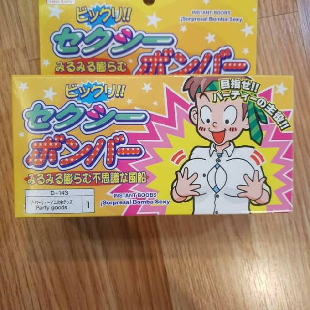 Prank Toy Fake Instant Boobs Mainan Fake Payudara Lucu2an Gag Toys Bachelor Party Props