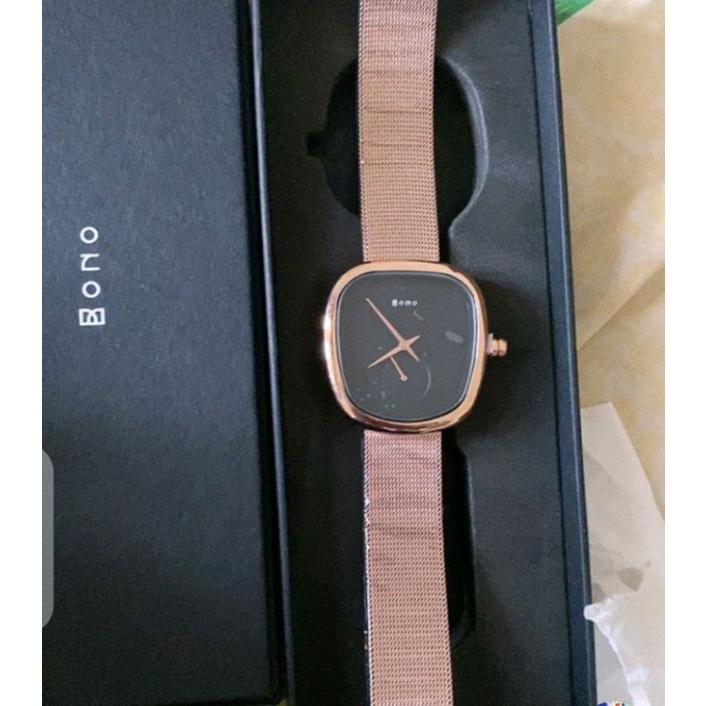 Jam tangan bono seina dark gold