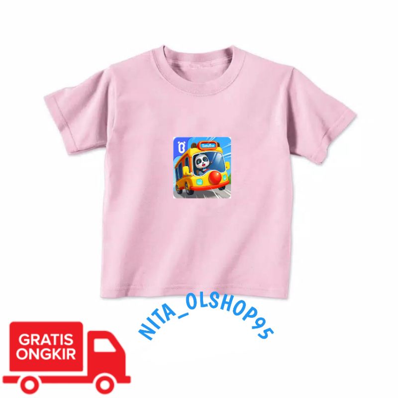 baju anak babybus , baju gambar babybus , baju anak laki laki , baju anak perempuan