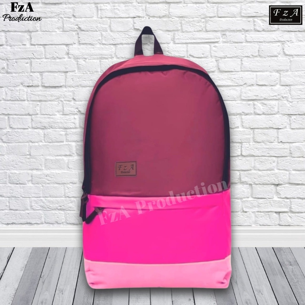 Big Promo..Tas Ransel Punggung Distro Casual Pria Wanita  Backpack / Tas Ransel Laptop Original - FzA BUY 1 GET 1