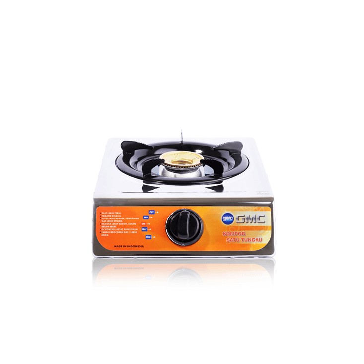 GMC Kompor gas 1 tungku stainless