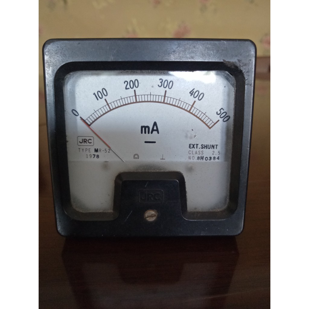 JRC - Mili Ampere Meter 0-500 mA