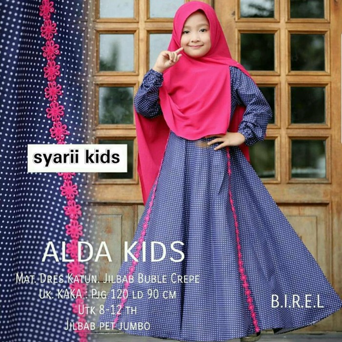 GAMIS SYARI ANNAJAH CAPUCCINO 900GR 110 140 ALLSIZE GAMIS SYARI BUSUI CADAR CREPE HQ POLOS MURAH I.