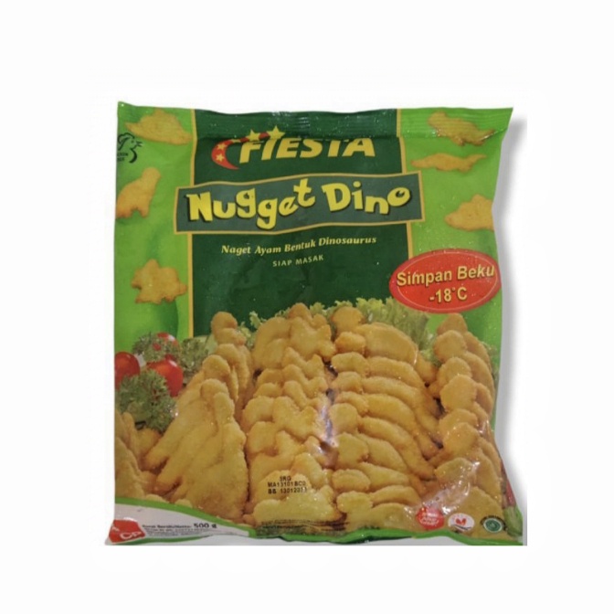 

Fiesta Nugget Dino 500gr Nugget berbentuk Dinosaurus 500gram