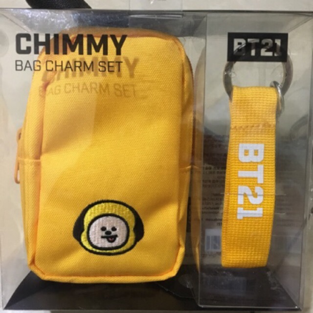 READY bag charm set chimmy--BT21 OFFICIAL