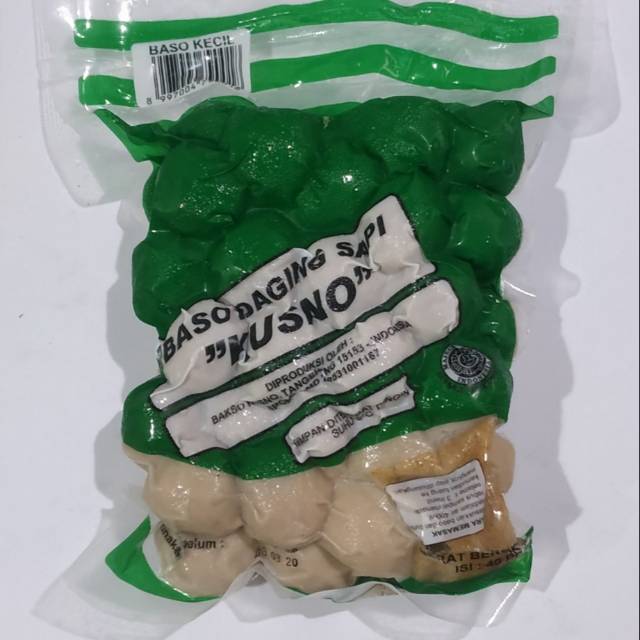 

Bakso kusno - bakso kecil isi 40 pcs 500 Gram, Bakso sapi siap saji