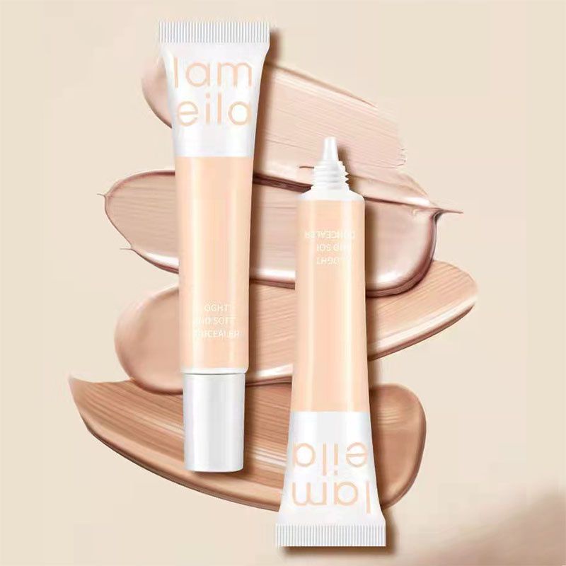 CONCEALER CREAM KRIM STICK LIQUID CONCEALER FULL COVER LIGHT AND SOFT - LAMEILA