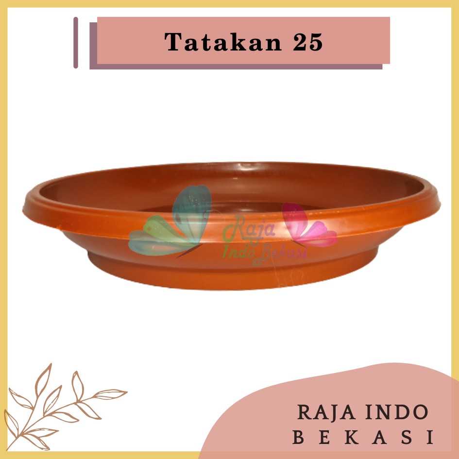 Tatakan Pot 25 Cm Coklat Merah Bata Alas Mawar Gbl Eco Tatakan Pot Tawon 20 21 24 25 27