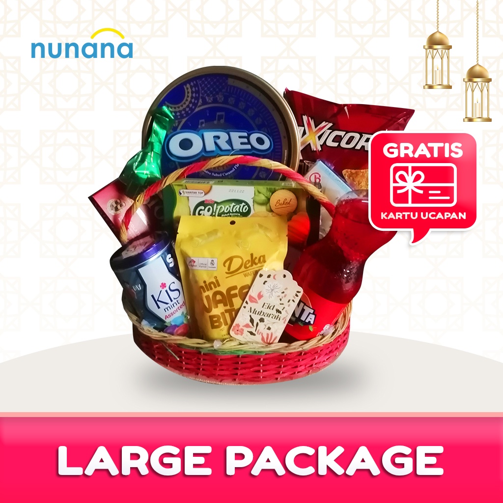 

Nunana Parcel Lebaran Idul Fitri Murah dan Unik, Untuk Anak, Mertua, Pasangan dan Keluarga (Large Package)