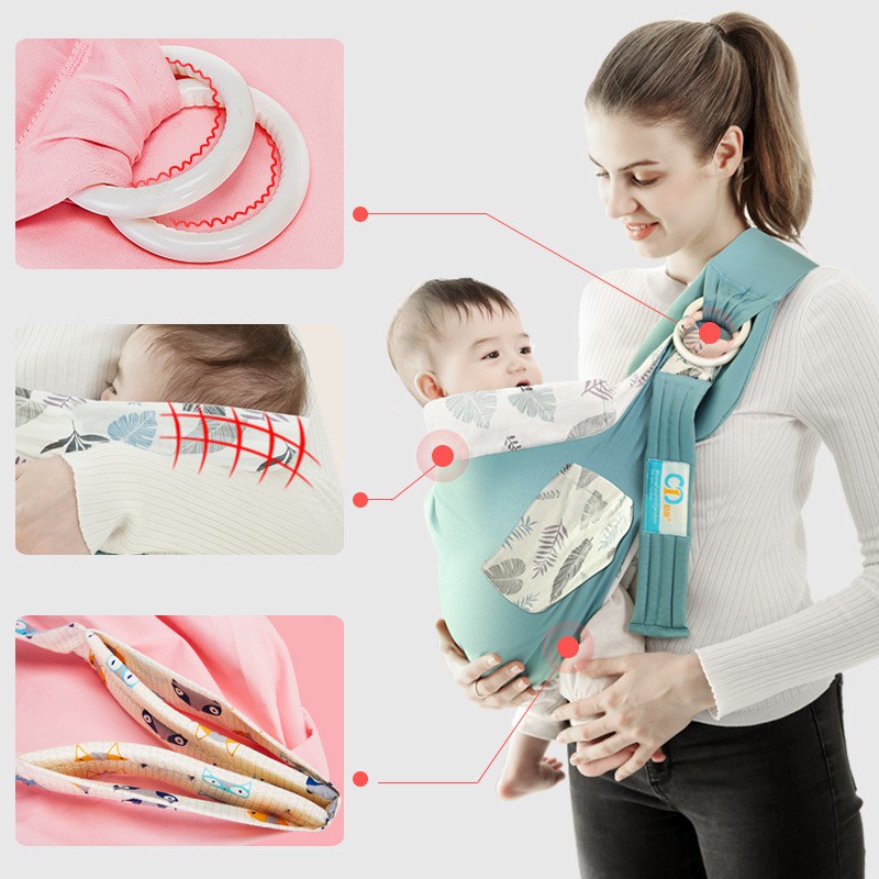 Baby Carrier Hipseat Gendongan Bayi Depan Multifungsi Usia 0-36 Bulan