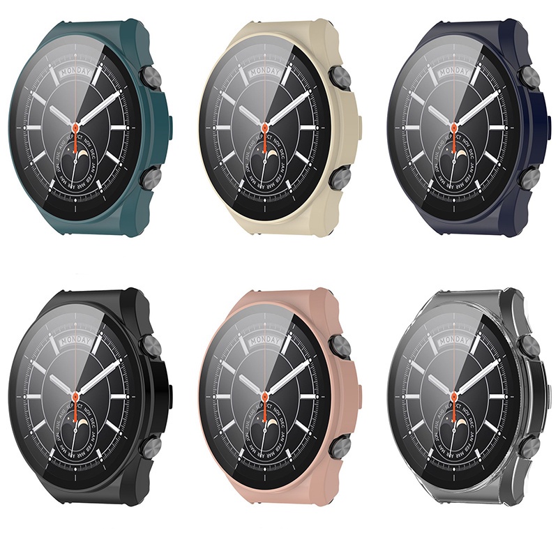 2in1 Case Pelindung Layar Full Cover Untuk Xiaomi Watch S1