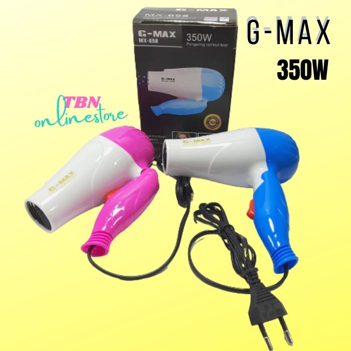 Hair Dryer G-MAX MX-658 / Hairdryer G Max Mini MX 662 Pengering rambut ukuran kecil