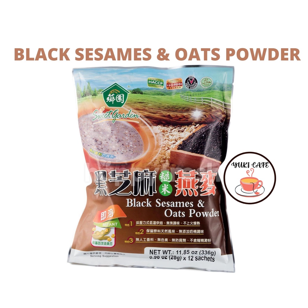 

BLACK SESAMES & OATS POWDER