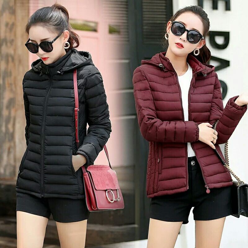 [BISA COD] Jaket Musim Dingin Wanita/ Winter Coat Bulu Tebal.