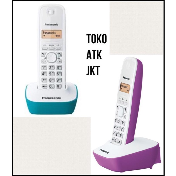 Telepon Rumah Wireless Panasonic Kx-Tg1611 Telpon Tanpa Kabel