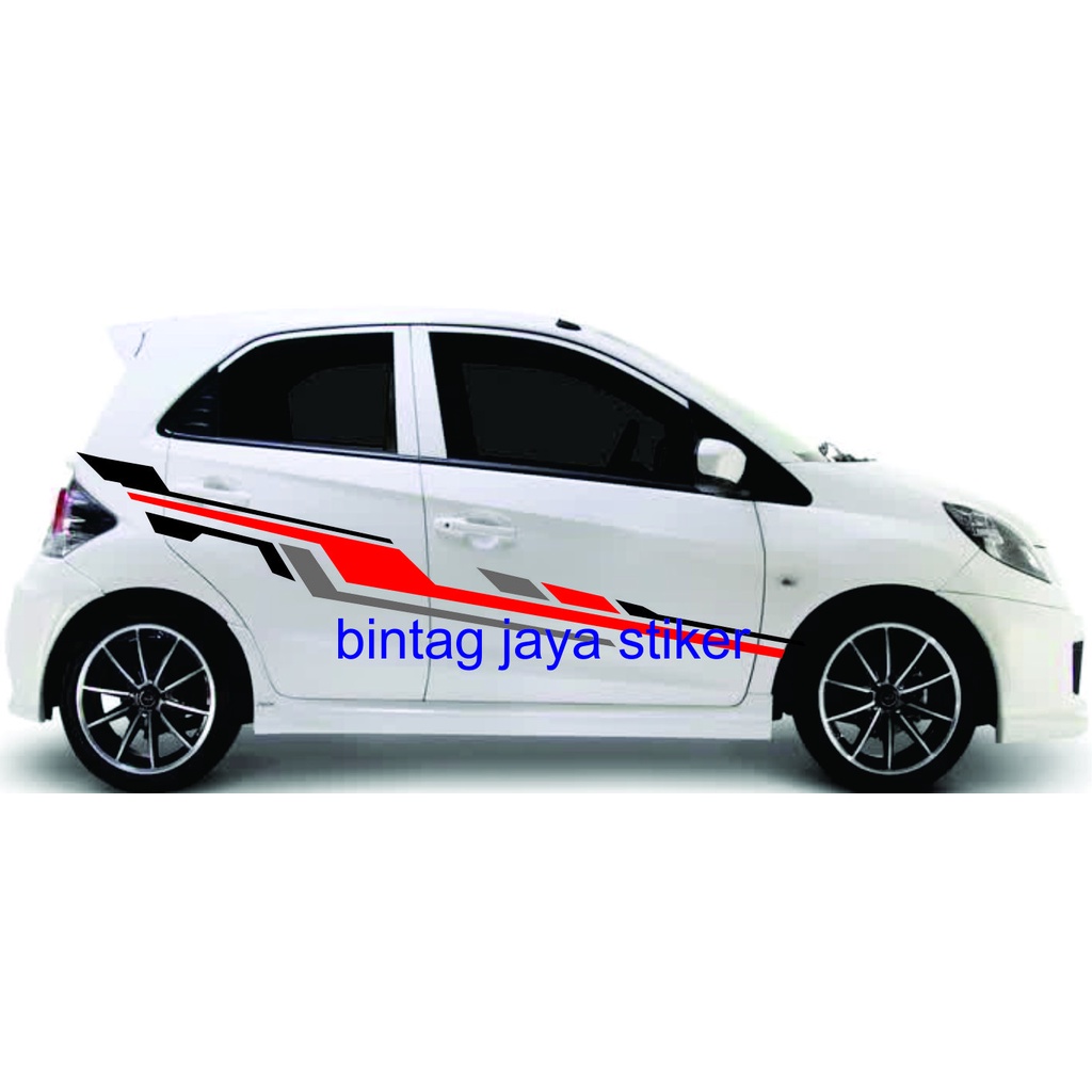 stiker cuting stiker mobil brio ayla agya