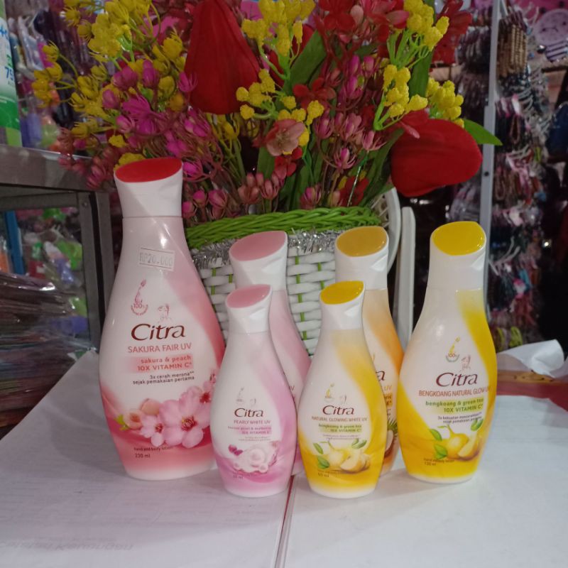 Handbody lotion citra,Lotion body citra,Citra bengkoang,Citra sakura,Citra Mutiara