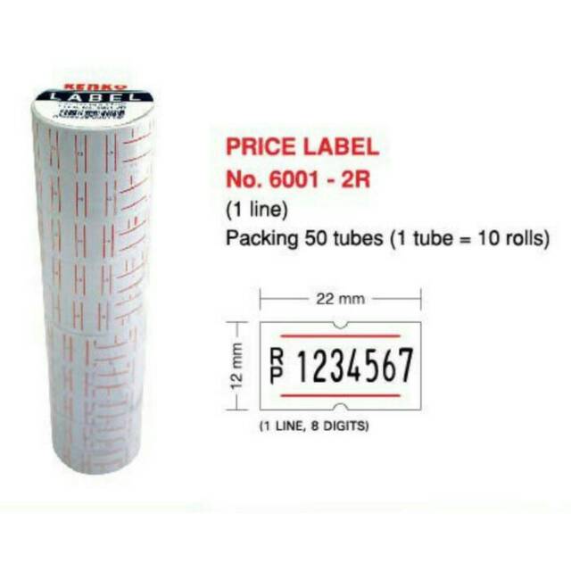 

Price Label/Label Harga Kenko 6001-2R