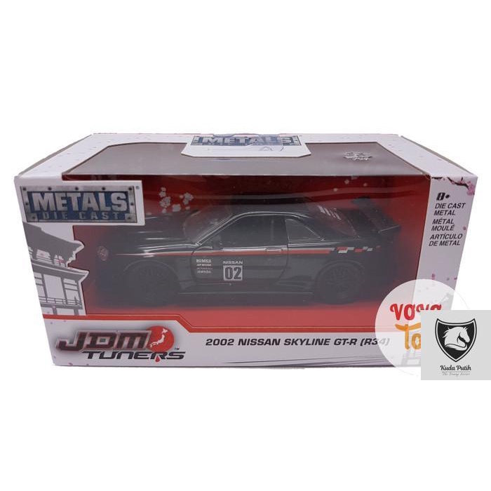 Jada Jdm Tuners 1:32 2002 Nissan Skyline Gt-R (R34) By Eastern