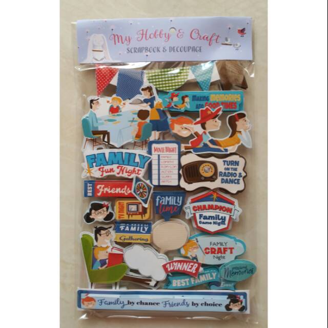 

Sticker 3D Scrapbook "My Family Ep.1
