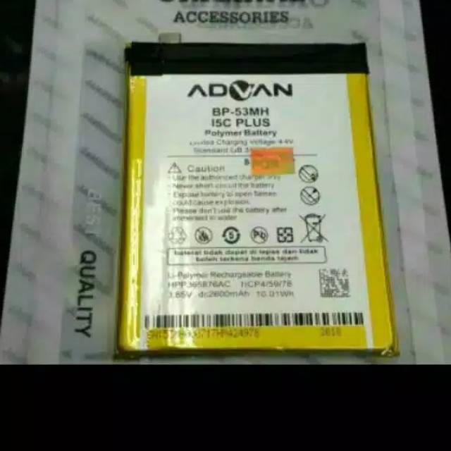 Baterai advan i5c plus original