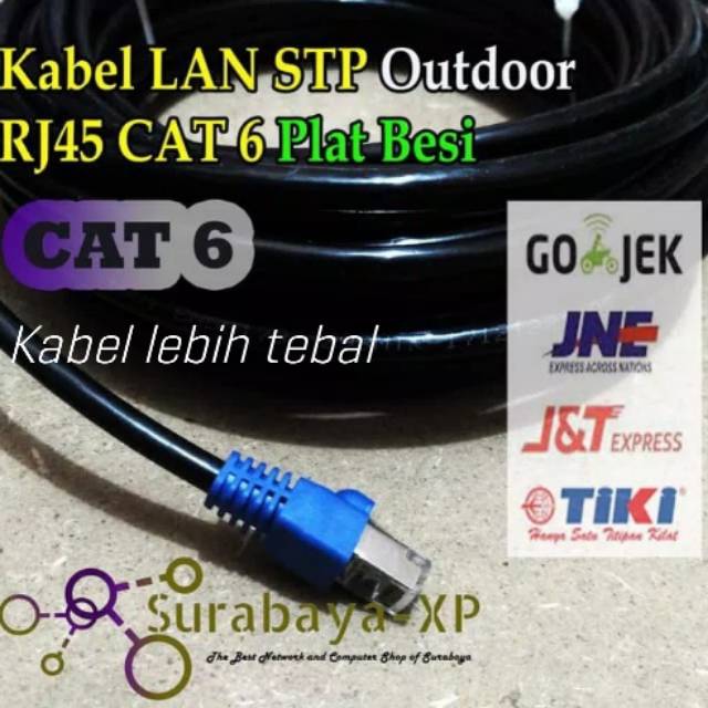 Kabel LAN UTP STP FTP 1Meter 1M 1 Meter 1Meter CAT6 Outdoor Siap Pakai Tinggal Pakai