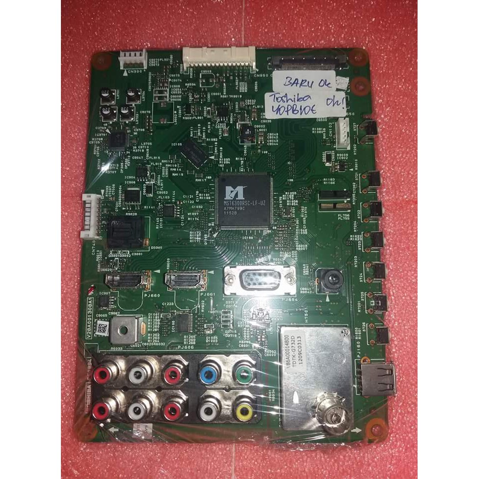 MB TV TOSHIBA 40PB10E - MAINBORD TV TOSHIBA 40PB10 E - MESIN TV TOSHIBA 40PB10