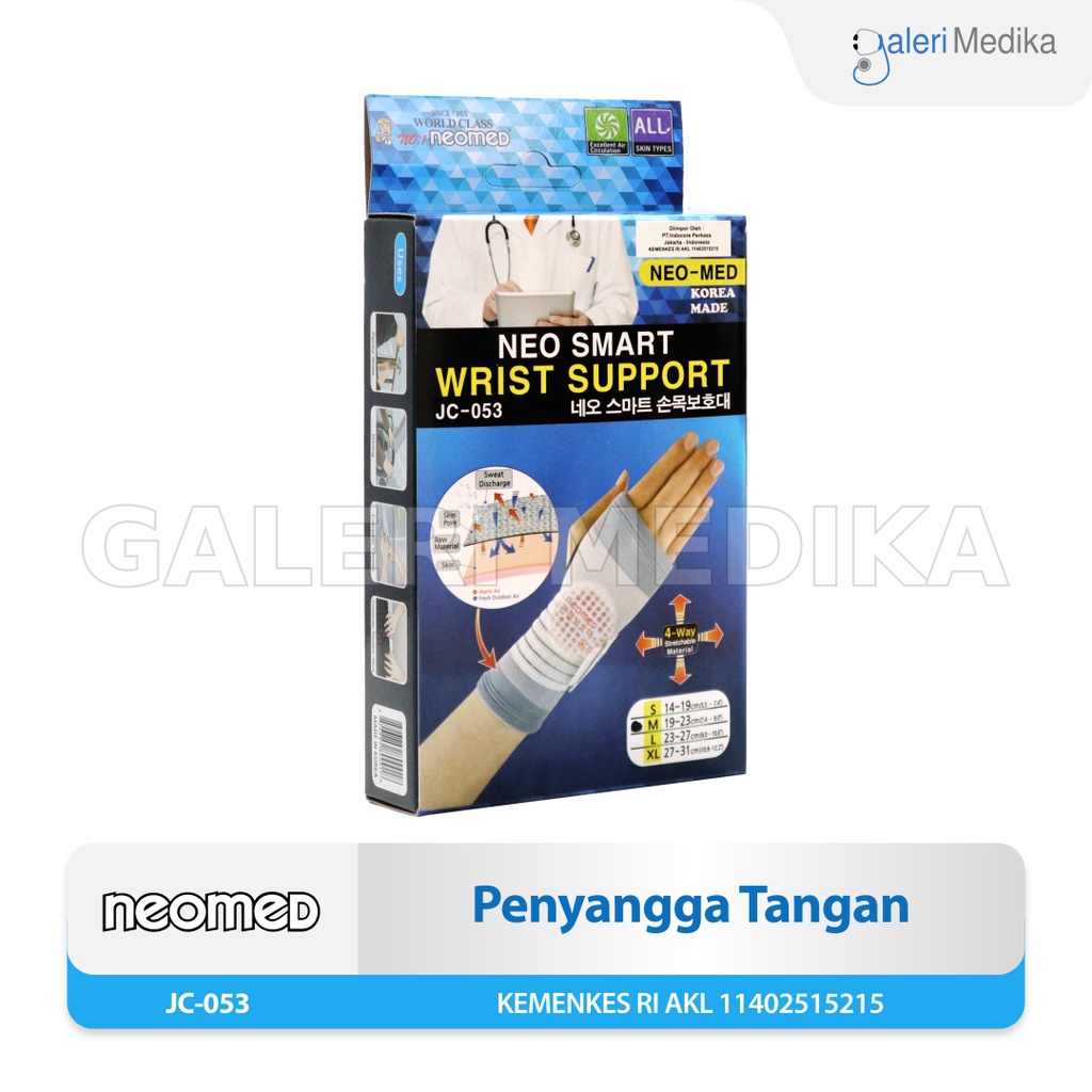 Neomed Neo Wrist Smart JC-053 - Support Pergelangan Tangan / Wrist Support Neomed JC-053