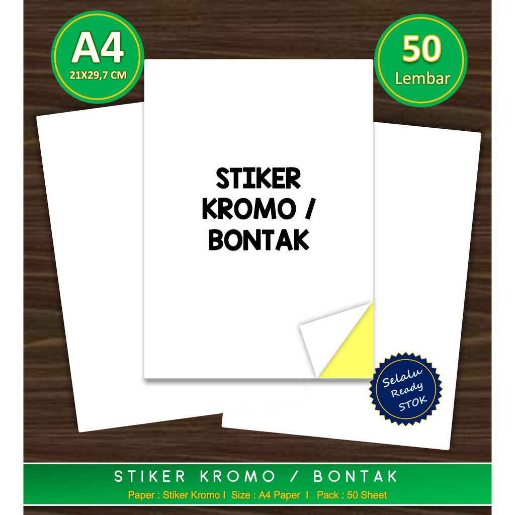 

Stiker Kromo / Stiker Bontax isi 50 Lembar