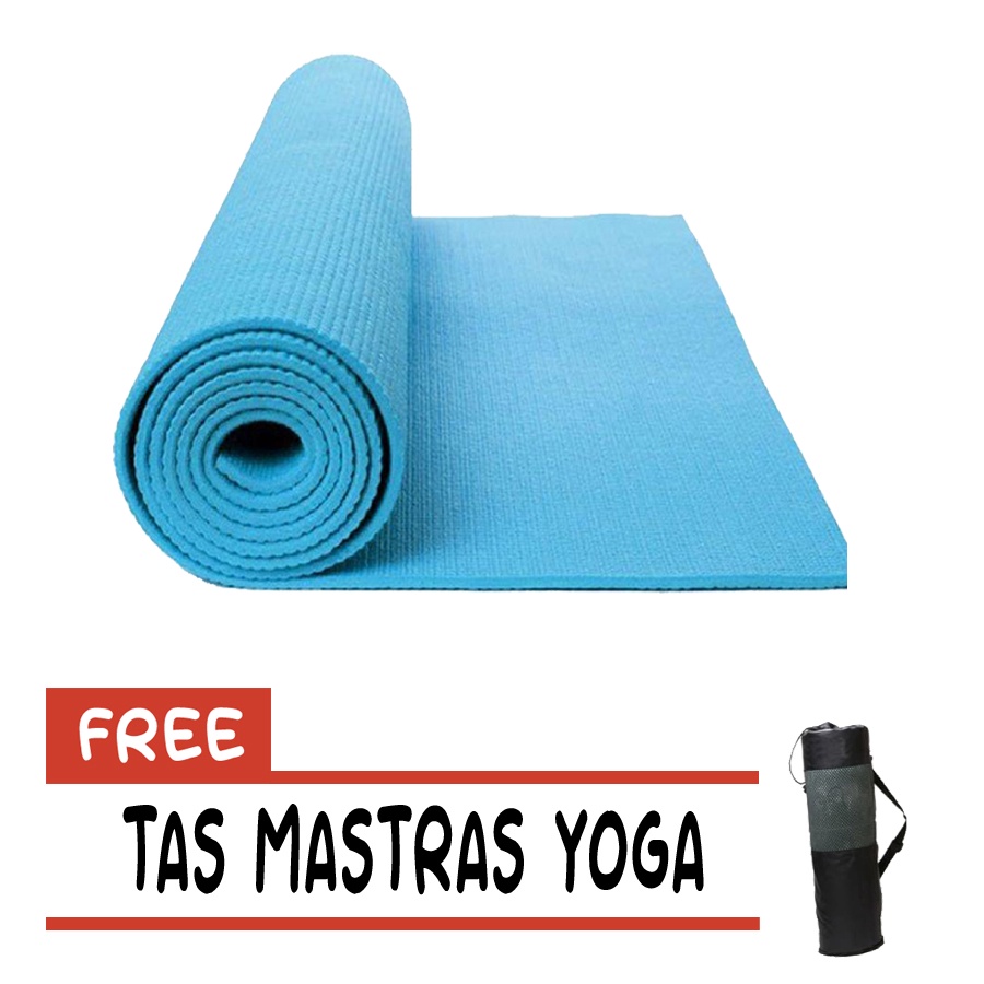 Matras Antii Slip Teball Surabaya Yoga matras Anti Slip Dan Warna Cantik Quality Premium - INTERESTING DEKORATION-MATRAS-LIGHT BLUE