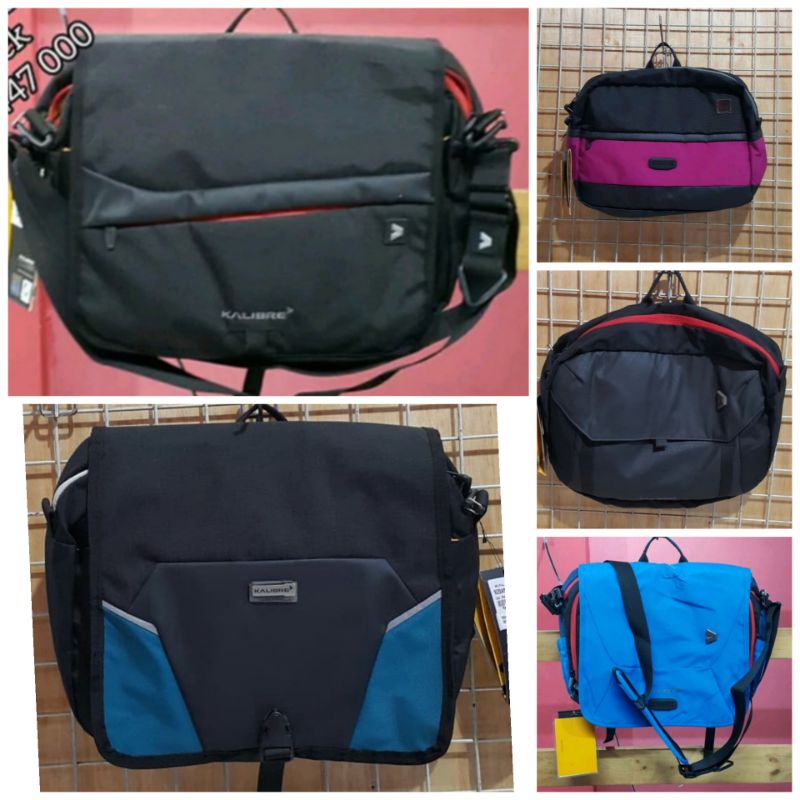 Tas Selempang Laptop 14 inch Kalibre Tas Pria Wanita Messenger Bag