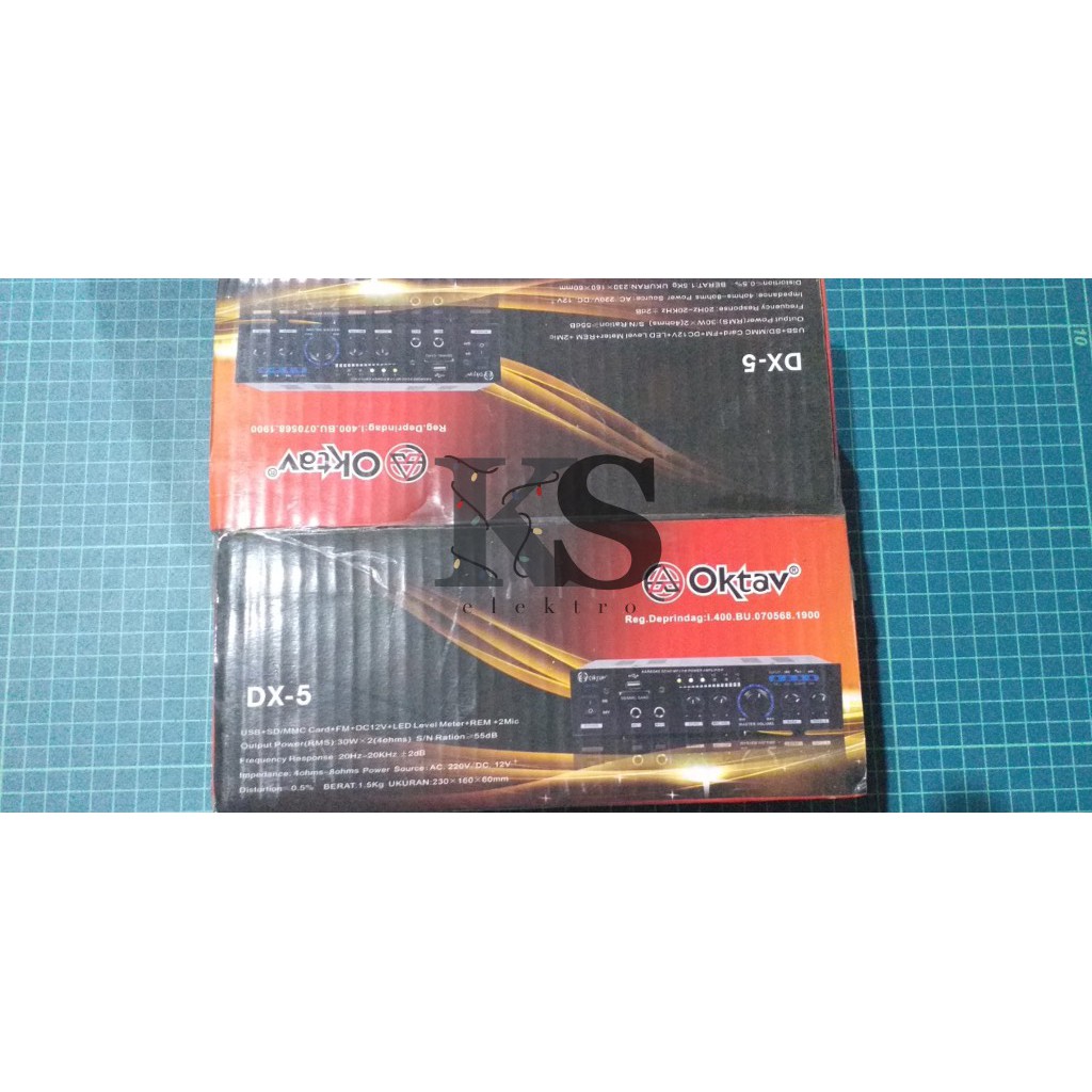 OBRAL Ampli Oktav DX-5 (2x3pl0watt)