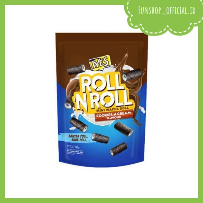 

IYES ROLL N ROLL MILK CHOCOLATE / COOKIES AND CREAM 40gr