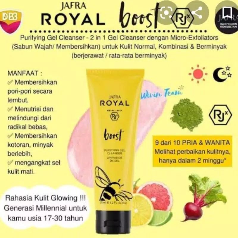 Royal Boost Purifying Gel Cleanser Jafra