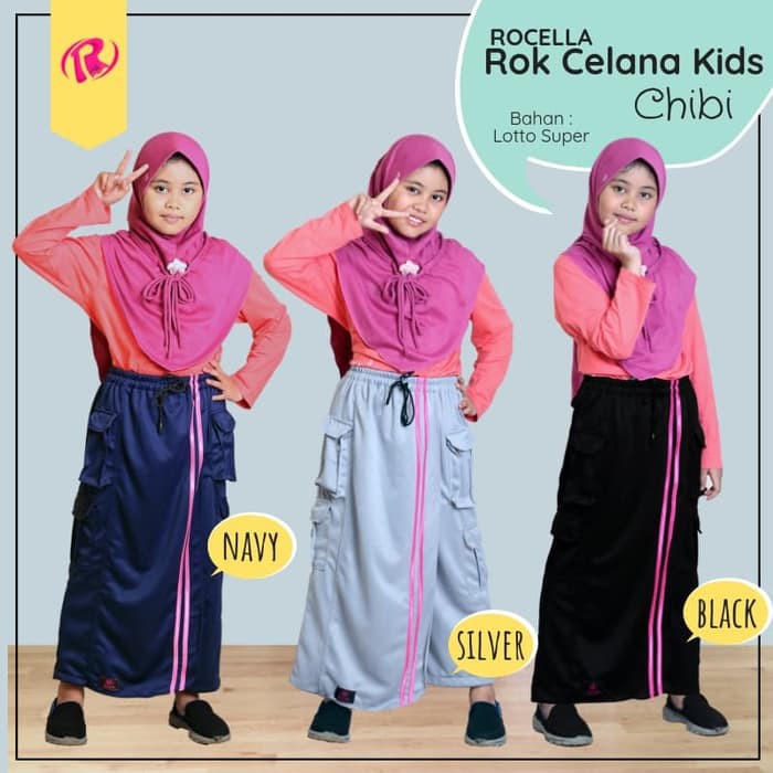 Rok Anak Perempuan Rok Celana Anak Basic Skirt Rok 