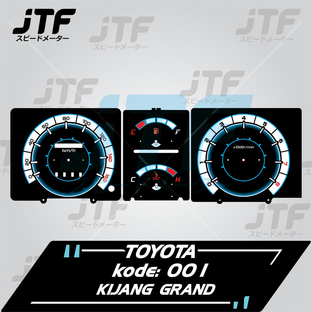 SPEEDOMETER CUSTOM KIJANG GRAND - JTF SPEEDGLOW