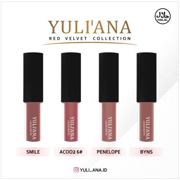 [PCS] YULIANA BEAUTY VELVET COLLECTION LIQUID MATTE MINIS