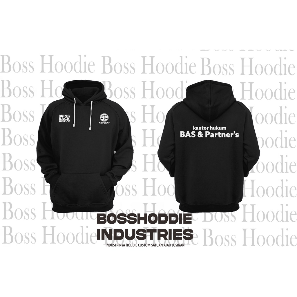 Hoodie Advokat Bring Back Justice Request Nama Kantor Hukum Sweater Distro | Hoodie Pria | Jaket Pri