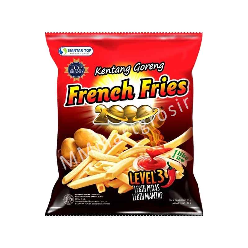 French Fries 2000/Snack Kentang/Kentang Goreng Saos Sambal/Level 3 60g