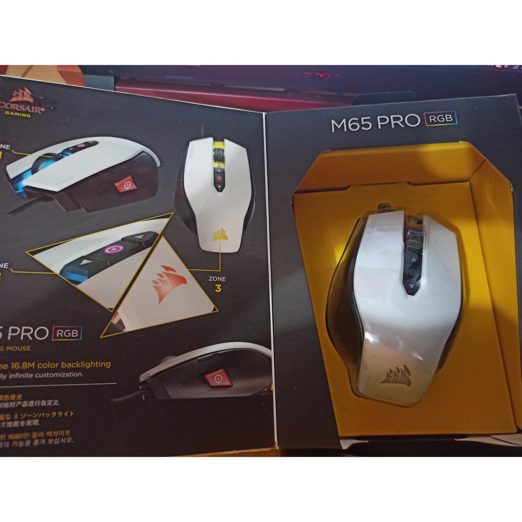 Corsair M65 Pro RGB FPS Gaming Mouse - Hitam, Ergonomic Design